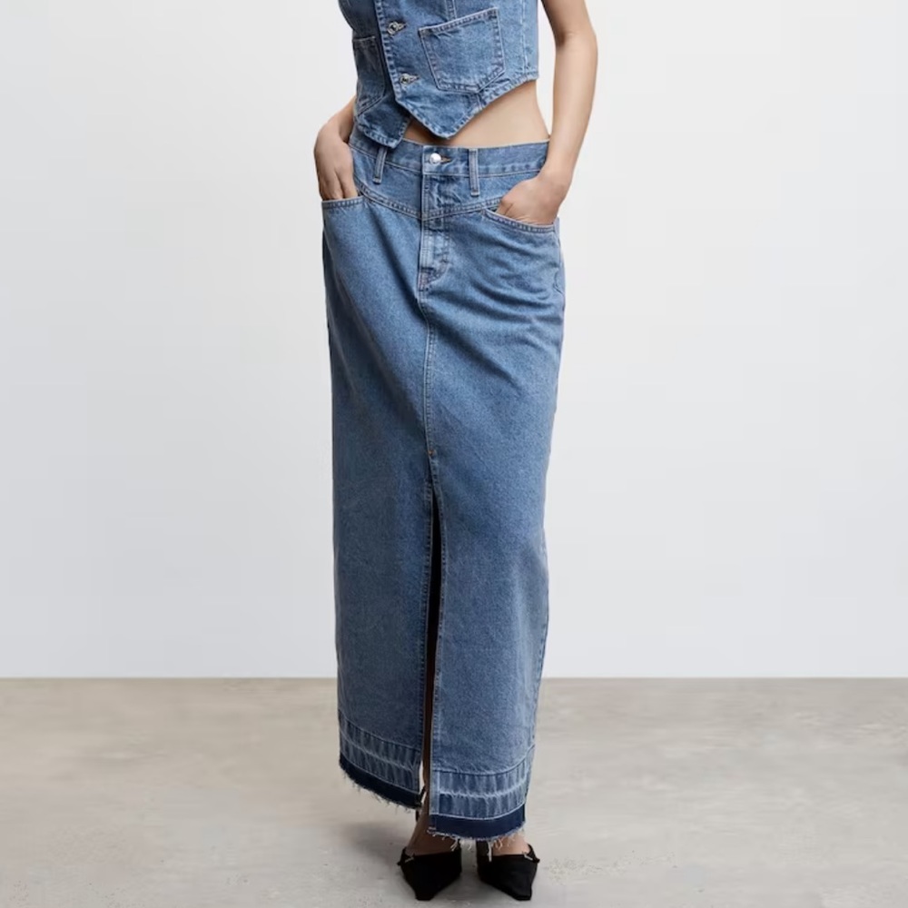 Maxi Denim Skirt